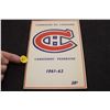 Image 1 : 1961 Montreal Canadiens Yearbook