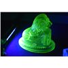 Image 1 : Wow! Uranium Glass Candy Container (British)