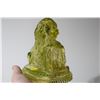 Image 2 : Wow! Uranium Glass Candy Container (British)