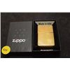 Image 1 : Brass Zippo Lighter in box