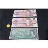 Image 1 : Canada $1 & $2 Bank Notes