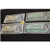 Image 1 : Canada $1 1967 & 1973 Bank Notes