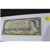 Image 1 : Canada $20 1954 Bank Note