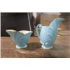 Image 2 : 2 piece aqua & gold trim Carletonware cream & sugar