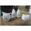 Image 1 : 4 piece floral design Careltonware cream, sugar, salt & pepper