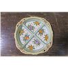 Image 1 : Vintage floral design 9" diameter serving dish