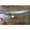 Image 7 : Vintage E. Indian ceremonial dagger & scabbard 8" stainless blade