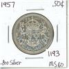 Image 1 : Canada 1957 Half-Dollar .800 Silver M.S.60