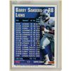 Image 2 : Barry Sanders Detroit 1994 Topps 1000YD Club Holographic Mint