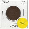 Image 2 : CA 1 Cent Large Coin 1909
