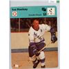 Image 1 : Gordie Hower WHA Houston Aeros Info Card Floral Sask Boy