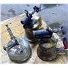 Image 1 : 2 Vintage Blow Torches + Lantern Base