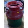 Image 1 : Vintage Cream Jug - Red + Green 5 Gal