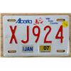 Image 1 : Alberta Motorcycle Licence Plate '07