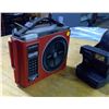 Image 2 : Retro Radio, 4.5" Mini TV (need power supply - 12V DC), Polaroid Onestep Camera