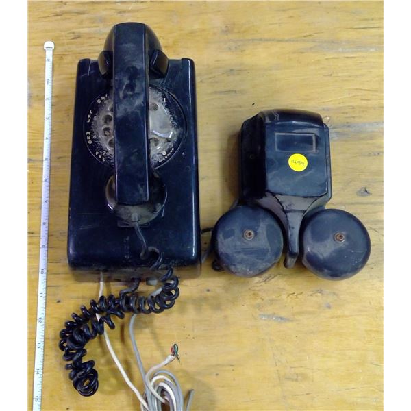 Retro Rotary Telephone + Bell