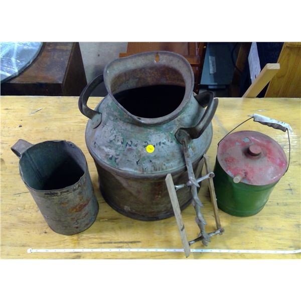 Milk Can Lot (see pics)
