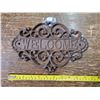 Image 1 : iron Welcome sign 10.5 x 7.5"