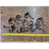 Image 1 : ten 3.5" iron acorn hooks