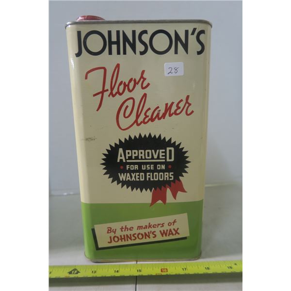Johnson's Floor Cleaner Tin