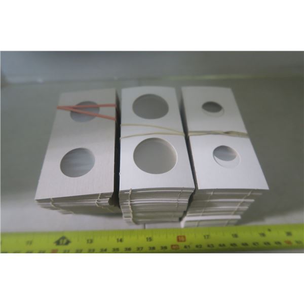 3 Bundles 2X2 Coin Holders 300/100 Penny 100 5C 100 Loonie