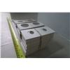 Image 3 : 3 Bundles 2X2 Coin Holders 300/100 Penny 100 5C 100 Loonie