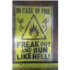 Image 1 : In Case of Fire Sign