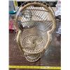 Image 1 : wicker doll chair