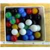 Image 1 : Box of Glass Marbles
