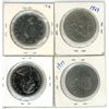 Image 2 : 4 x CAN 1 Dollar Coins (1968, 1969, 1972 + 1971 British Columia)