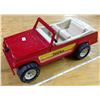 Image 1 : Metal TONKA Jeep (Red) Toy