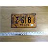 Image 1 : 1950 Saskatchewan trailer license plate - Rat rod special