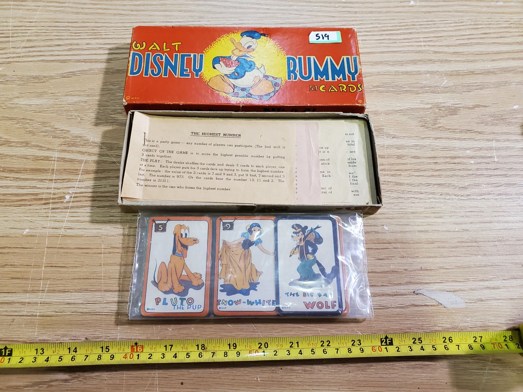 Disney Rummy Character Walt Disney Rummy Cards - Schmalz Auctions