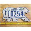 Image 1 : Northwest Territories license plate T 10254
