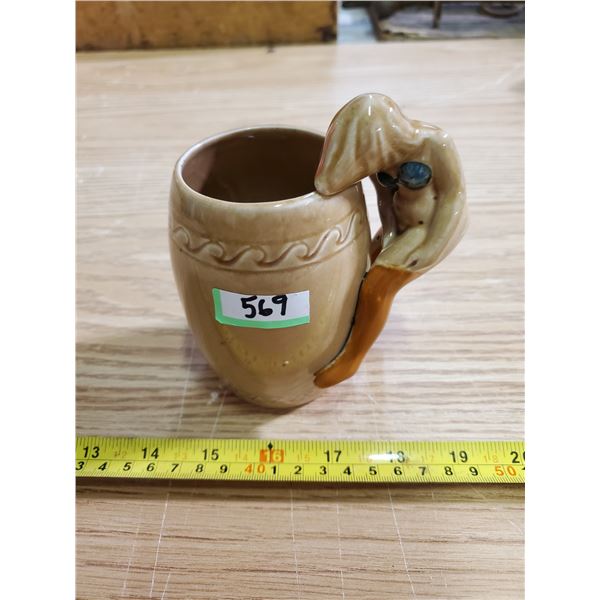 vintage sexy girl mug