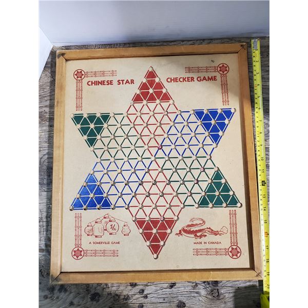 Chinese star checker game by Somerville Made in Canada
