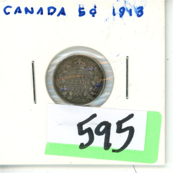 1918 Canada 5 cents