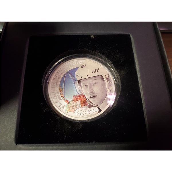2017 .999 silver $5 coin upper deck Grandeur hockey Vladimir Tarasenko