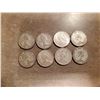 Image 2 : 8 Silver Canadian Quarters