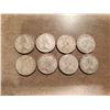 Image 2 : 8 Silver Canadian Quarters