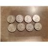 Image 2 : 8 Silver Canadian Quarters