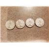 Image 2 : 4 Silver Canadian Quarters
