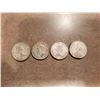 Image 2 : 4 Silver Canadian Quarters