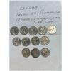 Image 1 : Canada 25 cents, Quarter, 12 pieces, 2-1974, 4-1975, 3-1977, 2-1978, 1-1979
