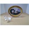 Image 1 : Limited edition Terrier plate + vintage porcelain