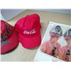Image 2 : 3 vintage Coca-Cola hats + 2 vintage ads, 1963,1965 – 10x13 inch