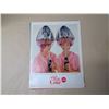 Image 4 : 3 vintage Coca-Cola hats + 2 vintage ads, 1963,1965 – 10x13 inch