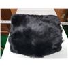 Image 1 : Black fur muff - ideal for cold weather travel