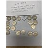 Image 5 : Canada Nickels 5 Cents 1940-1949 18 Pieces