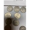 Image 6 : Canada Nickels 5 Cents 1940-1949 18 Pieces